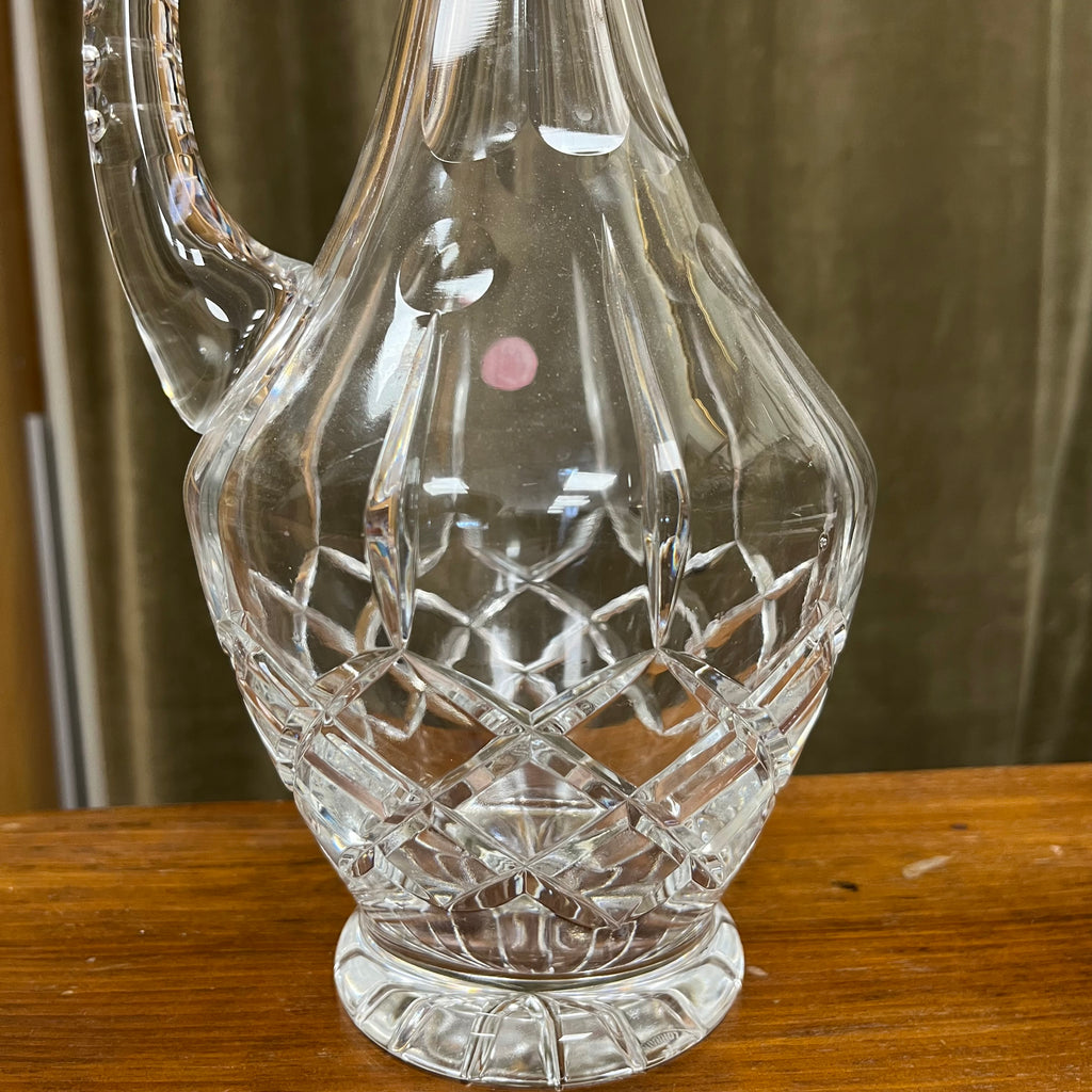 Carafe en cristal taillé main – soufflée bouche