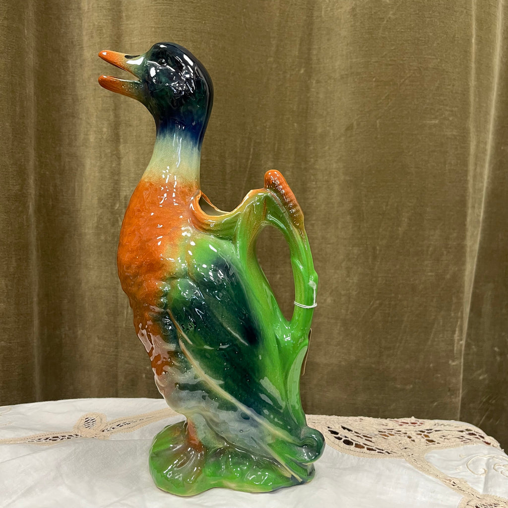 Pichet canard en barbotine – Saint-Clément
