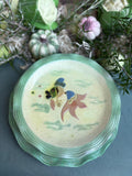 Service d'assiettes Vallauris Cèrenne – Décor Les Poissons, années 1950