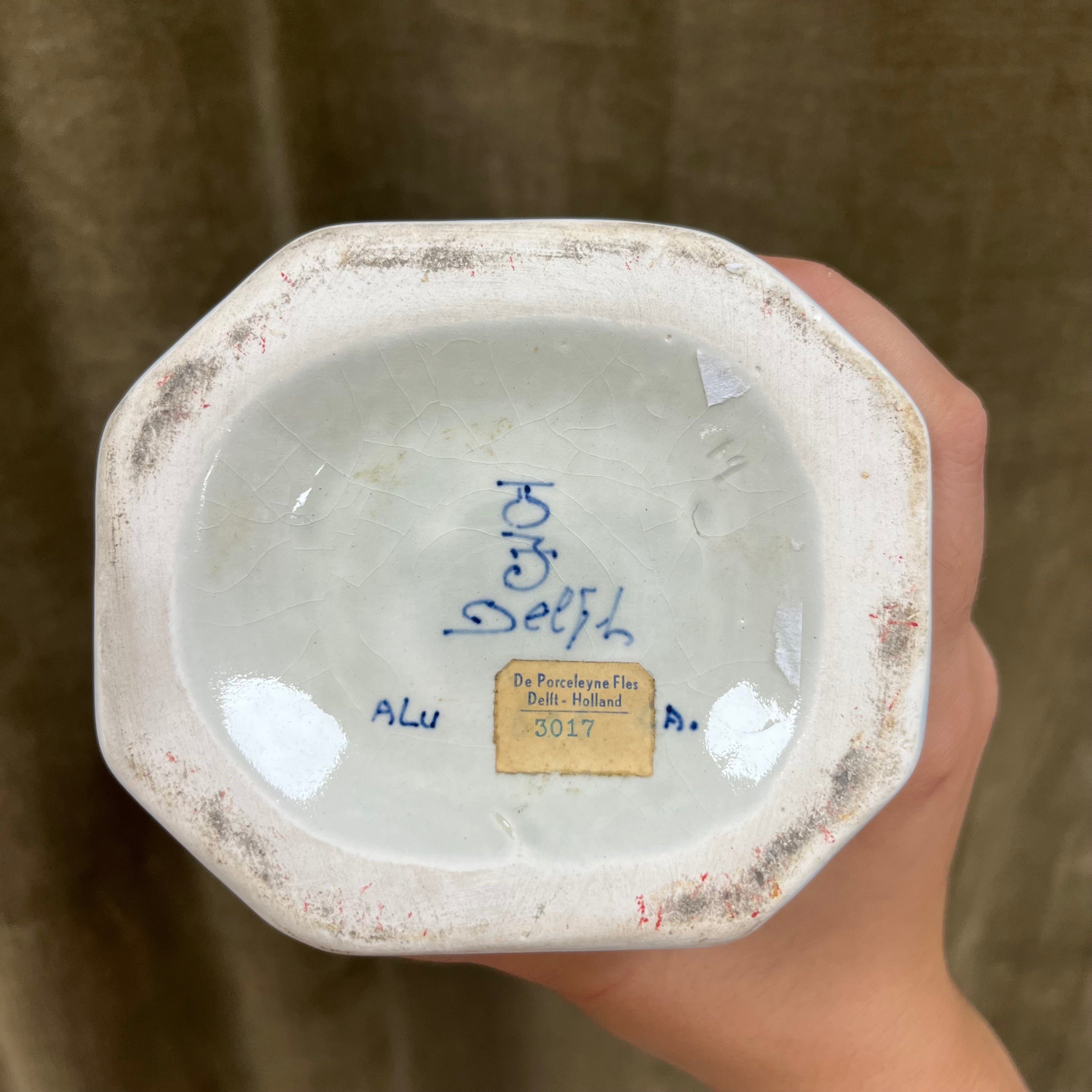 Pot couvert en porcelaine Royal Delft – De Porceleyne Fles, 1992