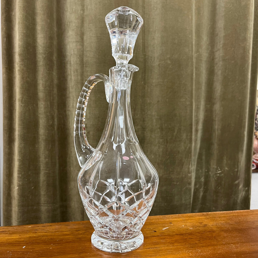 Carafe en cristal taillé main – soufflée bouche
