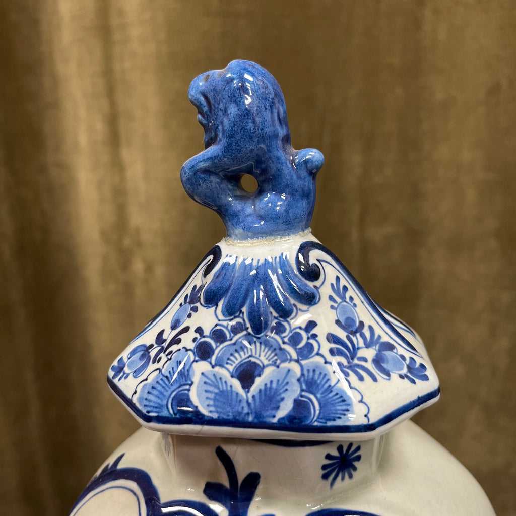 Pot couvert en porcelaine Royal Delft – De Porceleyne Fles, 1992