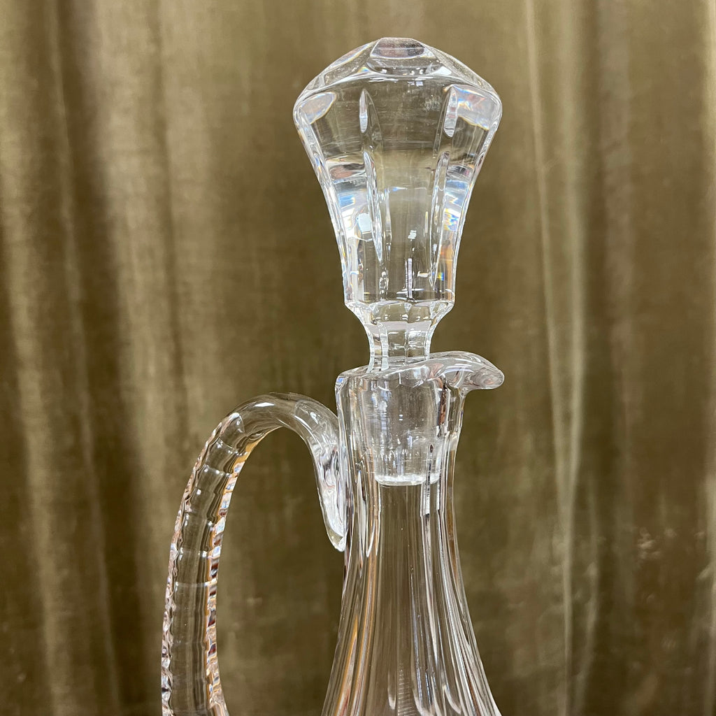 Carafe en cristal taillé main – soufflée bouche